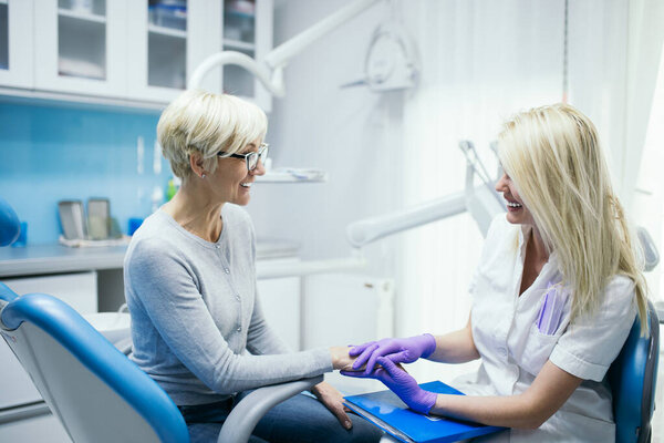 Dentist Patient Clinic Stock Photo