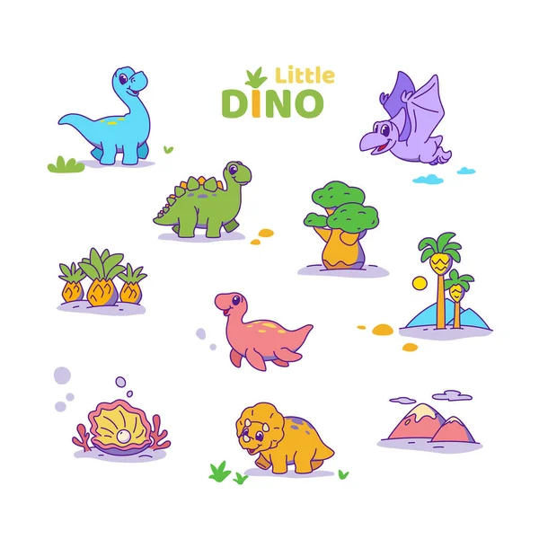 Encontre a sombra correta. dinossauro fofo. pequeno t-rex. jogo educativo  de correspondência para crianças. ilustração dos desenhos animados.