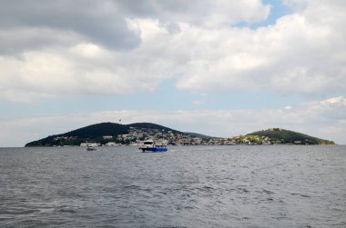 Prens Adaları'na Marmara Denizi görüntüleyin. Türkiye