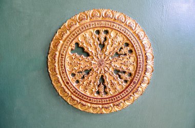 Istanbul, Türkiye - 11 Mayıs 2018: Dekorasyonda Topkapı Sarayı, Istanbul, Türkiye