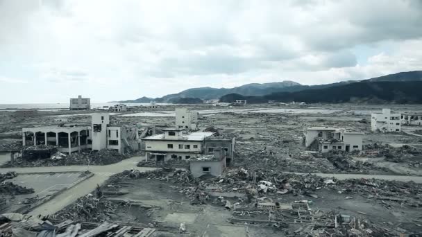 Tsunami Japan 2011 Fukushima — Stock Video