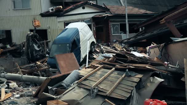 Japón Tsunami 2011 Fukushima — Vídeo de stock