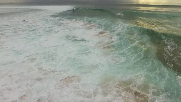 Surfing Ocean Atlantycki Francja — Wideo stockowe