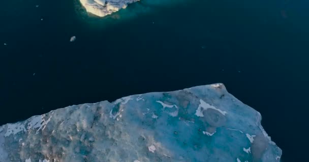 Glaciar Paisaje Iceberg — Vídeo de stock