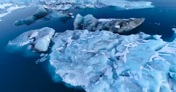 Ghiacciaio Paesaggio Iceberg — Video Stock