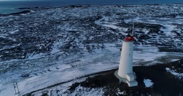 Lighthouse Aerial View — Stock Video