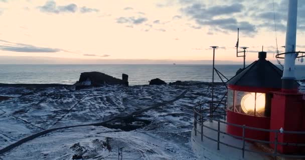 Farol Vista Aérea — Vídeo de Stock