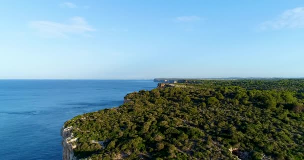 スペイン海岸の崖 — ストック動画