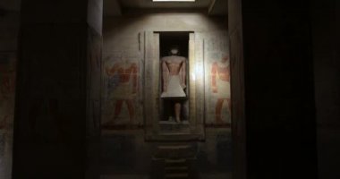Saqqara 'da bir mezar, Mısır' da geniş, antik bir mezarlık.