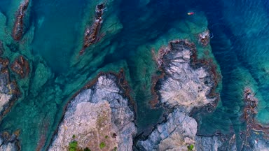 İspanyol Sahil havadan görünümü