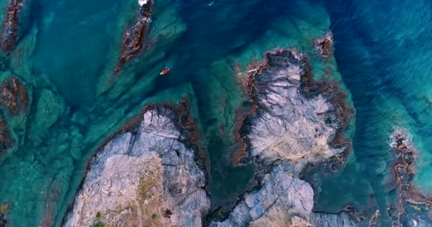 Vista Aérea Costa Espanhola — Vídeo de Stock