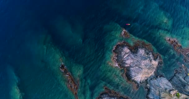 Vista Aérea Costa Española — Vídeo de stock