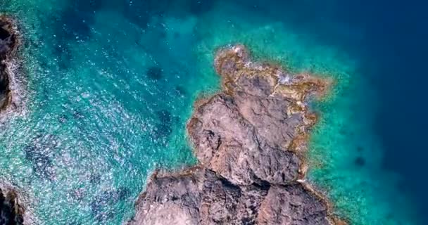 Aerial View Spanish Coast — Stock Video