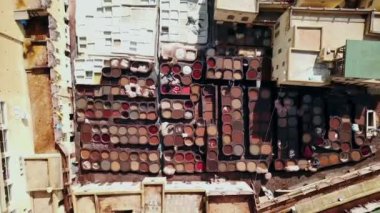 Fez Şehir Fas gökten görülen tabakhane