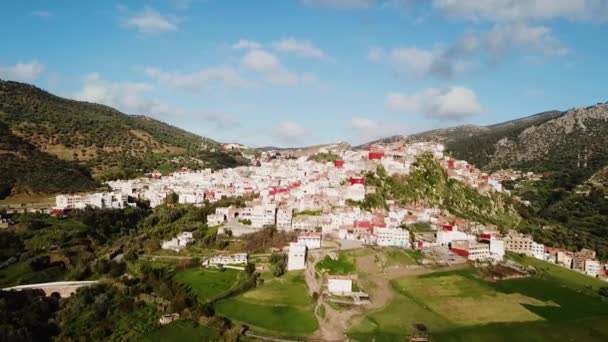 Moulay Luchtfoto Marokko — Stockvideo