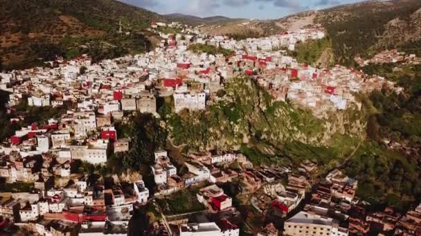Moulay Luchtfoto Marokko — Stockvideo