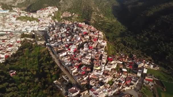 Moulay Luchtfoto Marokko — Stockvideo