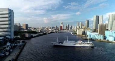 Tokyo körfezi hava görünümünde (zaman aşımı)