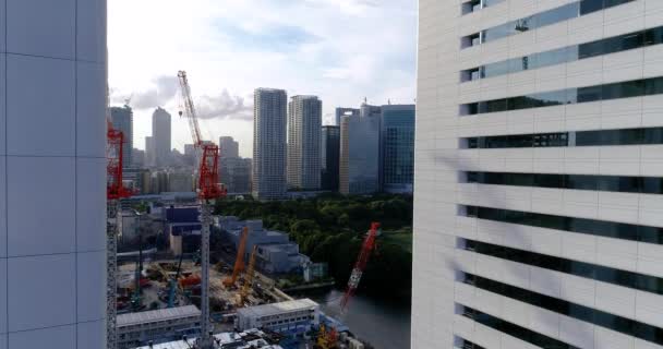 Tokyo Bay Aerial View — Stock Video