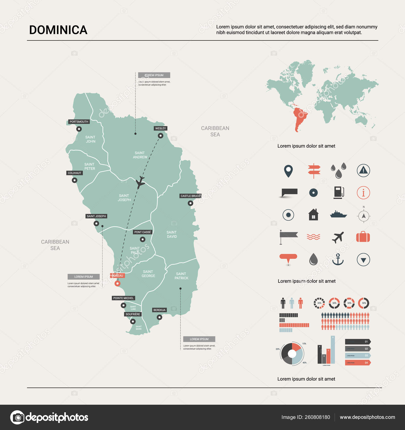 Vetores de Mapa Físico Detalhado Elevado De Portugal e mais