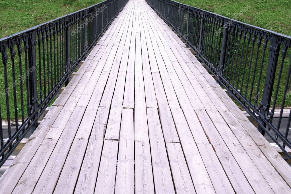 An observation bridge and a pedestrian overpass