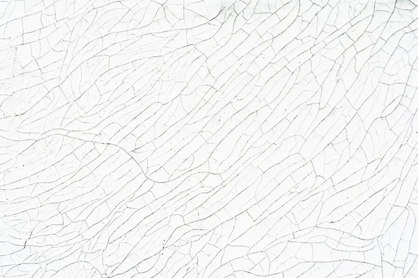 The texture of the cracked old white paint. — Stock Photo, Image