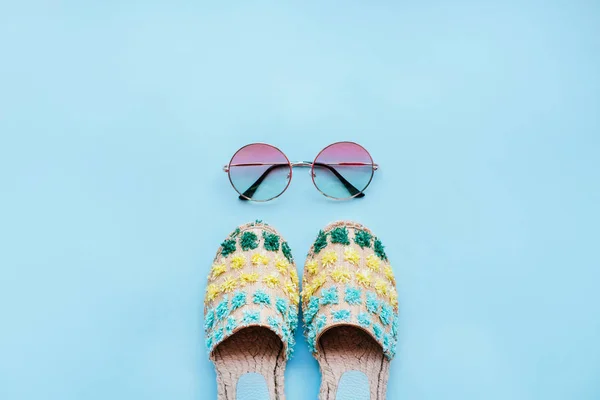 Letní móda flatay — Stock fotografie