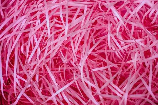 Pink paper mess