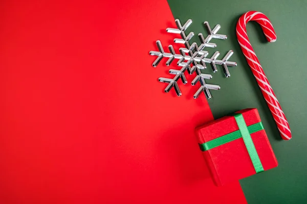 Kerst geïnspireerd flatlay — Stockfoto