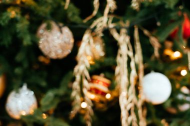 Bulanık Noel arkaplanı