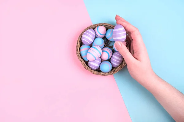 Paskalya yumurta flatlay
