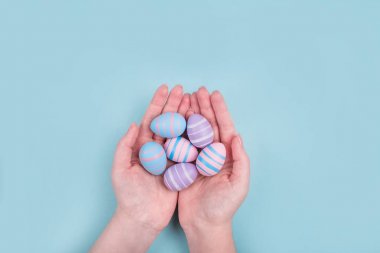 Paskalya yumurta flatlay