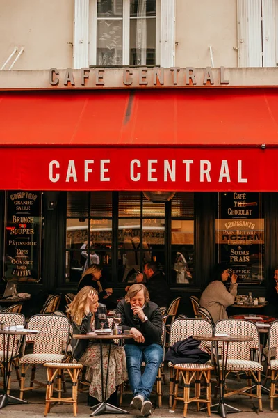 Café francés terraza — Foto de Stock