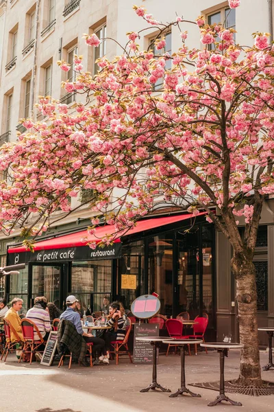 Café francés terraza — Foto de Stock