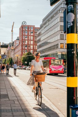 Stockholm bisikletkız
