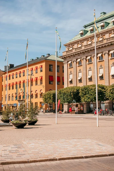 Alte Straßen von Stockholm — Stockfoto