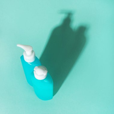 Kozmetik ambalaj plastik şişeli düz yatak 