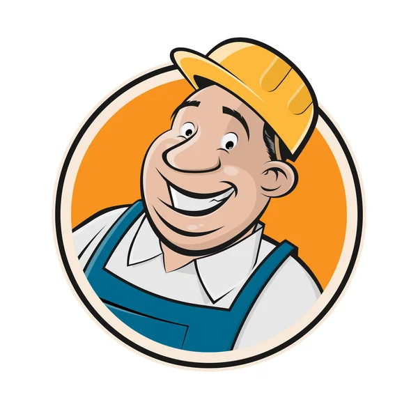 Trabajador Guapo Signo — Vector de stock