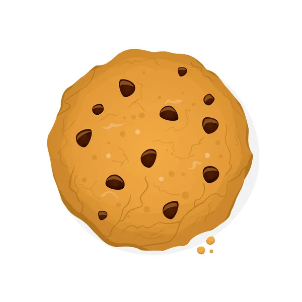 Lustige Cookie Vektor Cartoon Illustration — Stockvektor