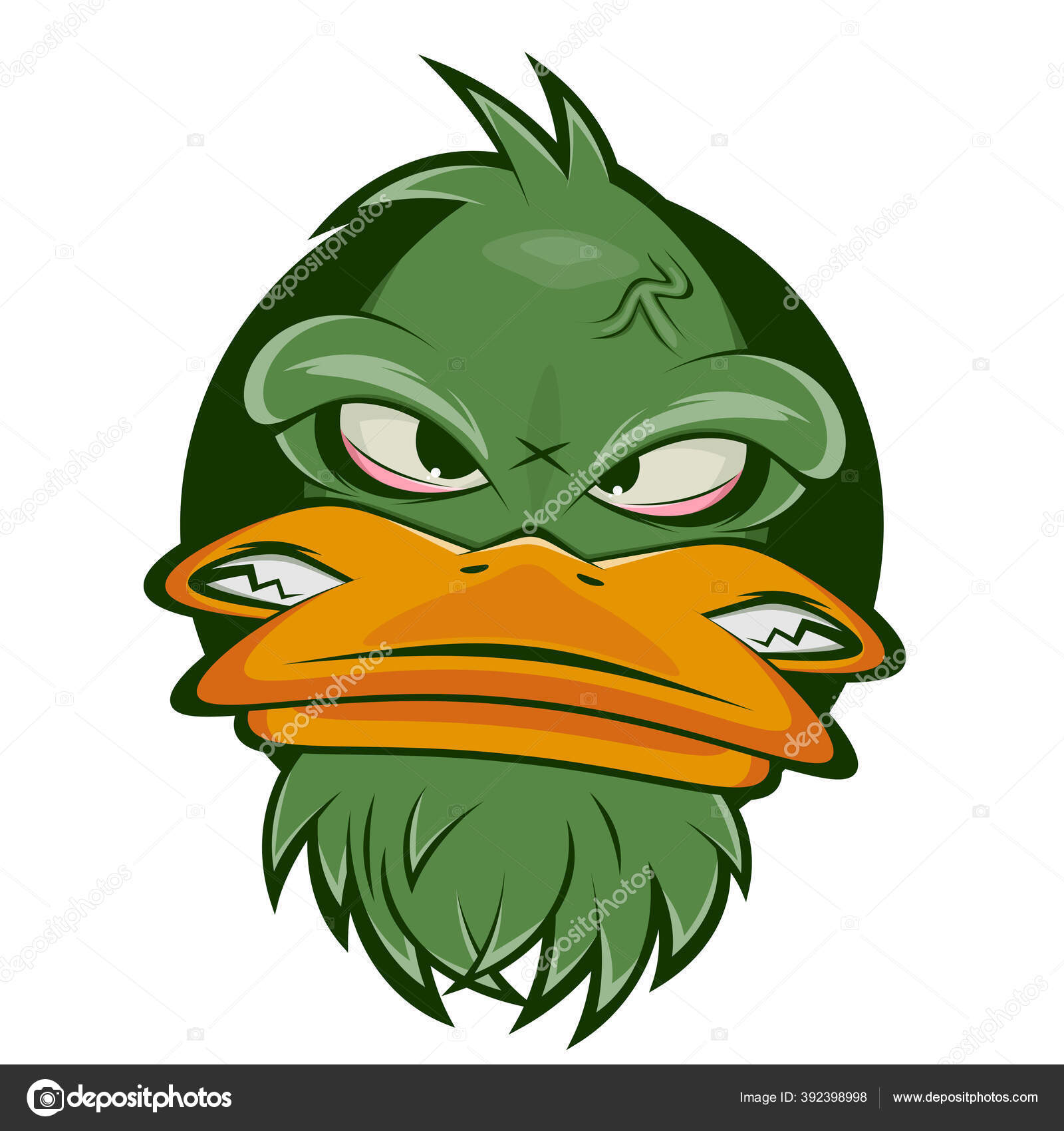 Funny Cartoon Logo Angry Duck Vector Image By C Shockfactor De Vector Stock Funny Cartoon Logo Angry Duck Vector Image By C Shockfactor De Vector Stock