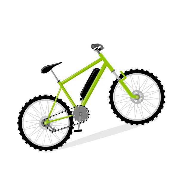Vektor Illustration Isolerad Cykel — Stock vektor