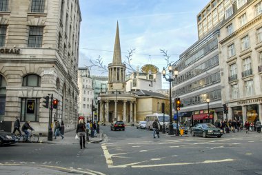 Londra, İngiltere, 30 Ekim 2012: Regent Caddesi