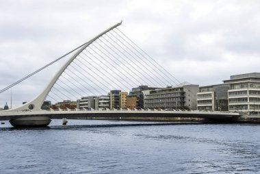 Dublin, İrlanda, 24 Ekim 2012: Samuel Beckett Köprüsü