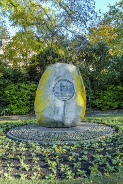 Dublin, İrlanda, 27 Ekim 2012: Saint Stephen's Green Park Sto