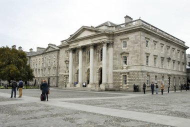 Dublin, İrlanda, 27 Ekim 2012: Trinity College Üniversitesi 