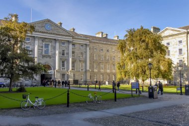 Dublin, İrlanda, 27 Ekim 2012: Trinity College Üniversitesi 