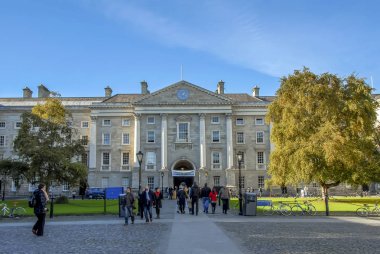 Dublin, İrlanda, 27 Ekim 2012: Trinity College Üniversitesi 