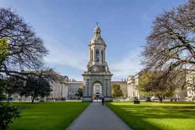 Dublin, İrlanda, 27 Ekim 2012: Trinity College Üniversitesi 