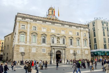 Barselona, İspanya, 28 Ekim 2011: Palau de la Gener bina