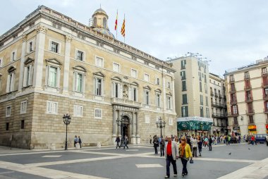 Barselona, İspanya, 28 Ekim 2011: Palau de la Gener bina